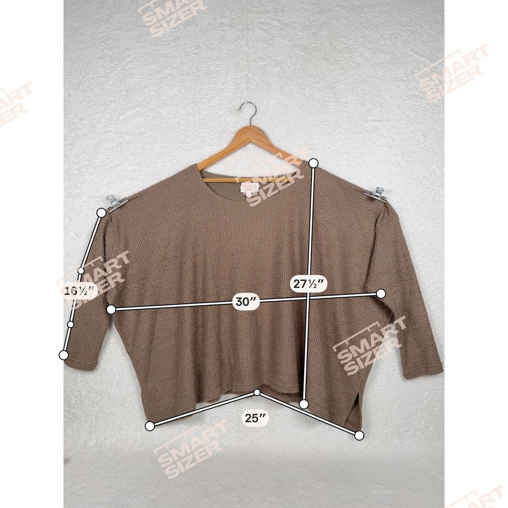 Fantastic Fawn Sweater Womens L Brown Boho Oversized Textured Knit‎ IFKT65573-02 - Picture 3 of 9